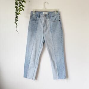 Abercrombie & Fitch The Ankle Straight Ultra High Rise Mom Jeans Sz 6S
